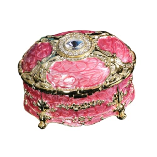jojomis Schmuckkästchen, Legierung, Schreibtisch-Schmuckkästchen für Halsketten, Ringe, Ohrringe, Anhänger, Andenken, Geschenk, Wohnzimmer-Ornament jojomis Schmuckkästchen, Legierung, Schreibtisch-Schmuckkästchen für Halsketten, Ringe, Ohrringe, Anhänger, Andenken, Geschenk, Wohnzimmer-Ornament von Jojomis