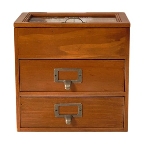 jojomis Schmuckschatulle aus Holz, Vintage-Stil, große Kapazität, Aufbewahrungs-Organizer für Schlafzimmer, Heimdekoration, Schminktisch, Büro, Schreibtisch-Zubehör jojomis Schmuckschatulle aus Holz, Vintage-Stil, große Kapazität, Aufbewahrungs-Organizer für Schlafzimmer, Heimdekoration, Schminktisch, Büro, Schreibtisch-Zubehör von Jojomis