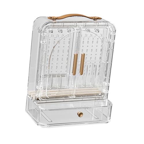 jojomis Schmuckständer, Organizer, transparente Aufbewahrungsbox, Ohrringhalter für Manschettenknöpfe, Armreifen, Ringe, Anhänger, Halsketten, Armbänder von Jojomis