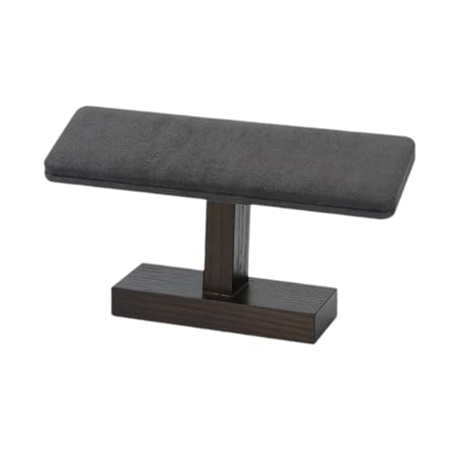 jojomis Uhrenständer, T-Form, Holz, Samt, Schmuckhalter für Einzelhandel, Anhänger, Armbänder, Kommode, Heimdekoration jojomis Uhrenständer, T-Form, Holz, Samt, Schmuckhalter für Einzelhandel, Anhänger, Armbänder, Kommode, Heimdekoration von Jojomis