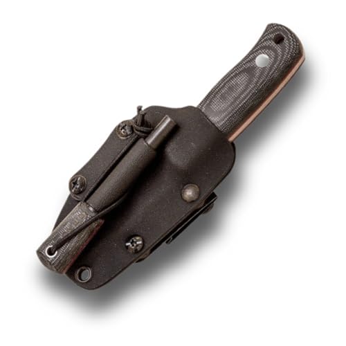 Joker Igel TS1 CM81-F, Sport-Überlebensmesser, Micarta-Griff, Messer mit Klinge von 7,5 cm, inklusive Kydex-Tasche mit Paracord 550, Angelwerkzeug, Jagd, Camping und Wandern. Joker Igel TS1 CM81-F, Sport-Überlebensmesser, Micarta-Griff, Messer mit Klinge von 7,5 cm, inklusive Kydex-Tasche mit Paracord 550, Angelwerkzeug, Jagd, Camping und Wandern. von Joker
