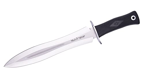 Muela Jagdmesser BW-24G, Messer mit Gummigriff und Edelstahlschutz, 23 cm Klinge, 11,5 cm Griff, Lederscheide in brauner Farbe + Mehrzweck-Geschenkkarte. Muela Jagdmesser BW-24G, Messer mit Gummigriff und Edelstahlschutz, 23 cm Klinge, 11,5 cm Griff, Lederscheide in brauner Farbe + Mehrzweck-Geschenkkarte. von Joker