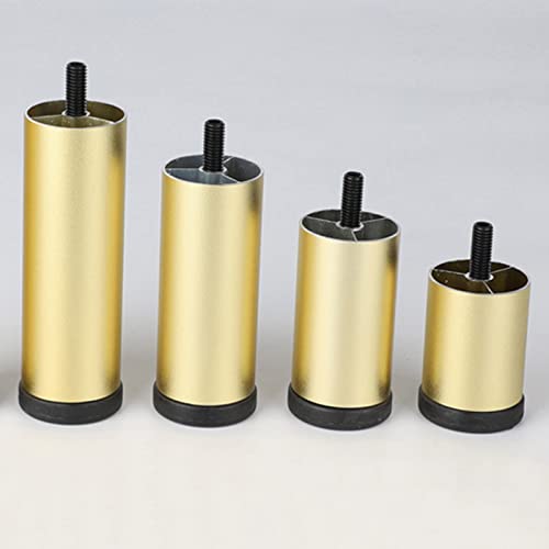 4 Stück Metall Möbelbeine,Verstellbare Tischbeine,M8 Bolzen Möbelfüße,Couchtisch Esstisch Sofa Schrank Schreibtisch Unterstützung Beine,Möbelfüsse Schwarz,DIY Ersatz Tischfüße,Gold-18cm/7.08in 4 Stück Metall Möbelbeine,Verstellbare Tischbeine,M8 Bolzen Möbelfüße,Couchtisch Esstisch Sofa Schrank Schreibtisch Unterstützung Beine,Möbelfüsse Schwarz,DIY Ersatz Tischfüße,Gold-18cm/7.08in von Jolan