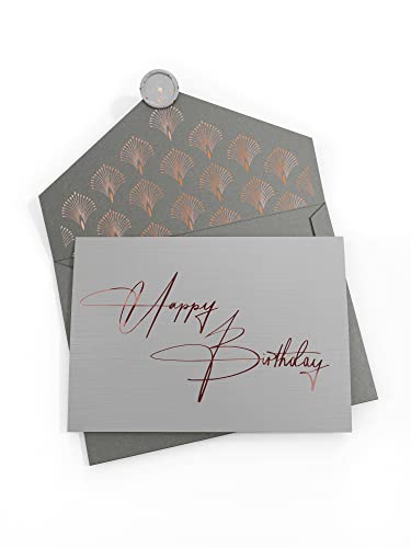 Joli Coon Geburtstagskarte - Happy Birthday - Klappkarte mit Kuvert und Wachssiegel von Joli Coon