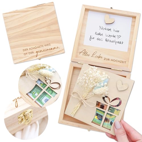 Joli Coon Geldgeschenk Hochzeit - Geldgeschenke zur Hochzeit - Hochzeitsgeschenk Geld - Hochzeitsgeschenke für Brautpaar Geld von Joli Coon