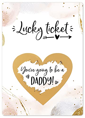 Joli Coon Pregnancy announcement scratch card - You are going to be a daddy - Baby announcement Joli Coon Pregnancy announcement scratch card - You are going to be a daddy - Baby announcement von Joli Coon