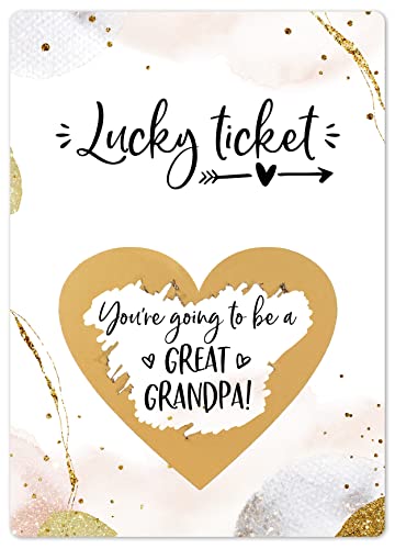 Joli Coon Pregnancy announcement scratch card - You are going to be a great grandpa - Baby announcement von Joli Coon