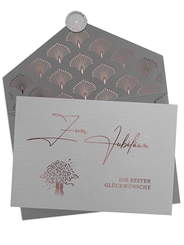 Joli Coon Zum Jubiläum die besten Glückwünsche Klappkarte mit Kuvert und Wachssiegel - Karte Jubiläum Joli Coon Zum Jubiläum die besten Glückwünsche Klappkarte mit Kuvert und Wachssiegel - Karte Jubiläum von Joli Coon