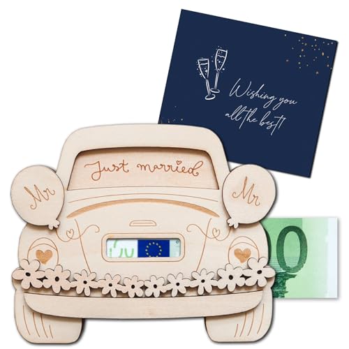 JoliCoon Geldgeschenk Hochzeit Mr Mr - Geldgeschenke zur Hochzeit - Hochzeitsgeschenke Geld - Hochzeitsgeschenke für Brautpaar Geld von Joli Coon