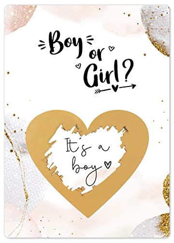 Joli Coon Rubbelkarte Geschlecht verkünden - It's a boy - Gender Reveal Party - Boy or Girl von Joli Coon