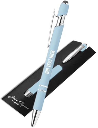 Jolis Papiers Generisch Kugelschreiber mit Ihrem personalisierten Text Limited Edition Kupfer... (1, Chrom Alpinblau) von Jolis Papiers