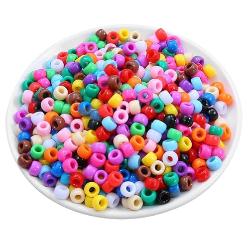 Jollin 1650pcs Pony Perlen Charms Armband Halskette Ohrring Schmuck Making Kit, Zubehör für Haar Schlüsselanhänger Kunst Handwerk Geburtstagsgeschenke 6x9mm Jollin 1650pcs Pony Perlen Charms Armband Halskette Ohrring Schmuck Making Kit, Zubehör für Haar Schlüsselanhänger Kunst Handwerk Geburtstagsgeschenke 6x9mm von Jollin