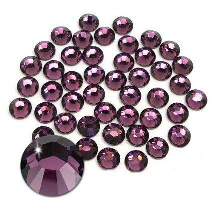 Jollin Hot Fix Kristalle Flacher Rückseite Strasssteine Glas Glitzersteine Nagelkunst Edelsteine Gems, SS16 576pcs, Amethyst Jollin Hot Fix Kristalle Flacher Rückseite Strasssteine Glas Glitzersteine Nagelkunst Edelsteine Gems, SS16 576pcs, Amethyst von Jollin