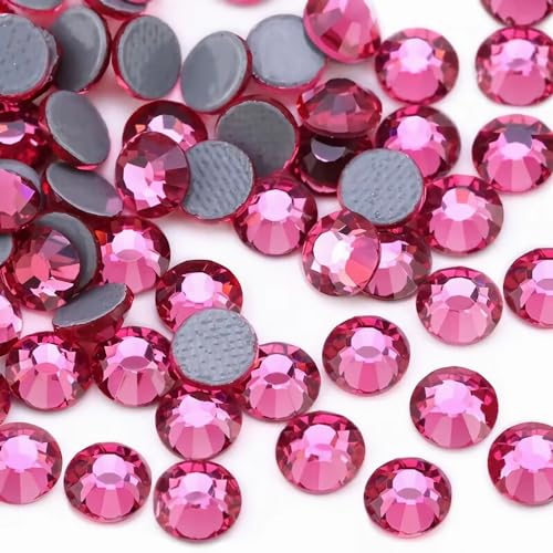 Jollin Hot Fix Kristalle Flacher Rückseite Strasssteine Glas Glitzersteine Nagelkunst Edelsteine Gems, Rose, SS20 576pcs Jollin Hot Fix Kristalle Flacher Rückseite Strasssteine Glas Glitzersteine Nagelkunst Edelsteine Gems, Rose, SS20 576pcs von Jollin