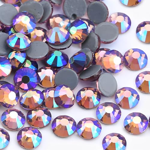 Jollin Hotfix-Kristall-Strasssteine mit flacher Rückseite, Glasdiamanten zum Basteln, Basteln, Dekorationen, Kleidung, Schuhe, 4,0 mm, SS16, Hellviolett, AB 2880 Stück Jollin Hotfix-Kristall-Strasssteine mit flacher Rückseite, Glasdiamanten zum Basteln, Basteln, Dekorationen, Kleidung, Schuhe, 4,0 mm, SS16, Hellviolett, AB 2880 Stück von Jollin