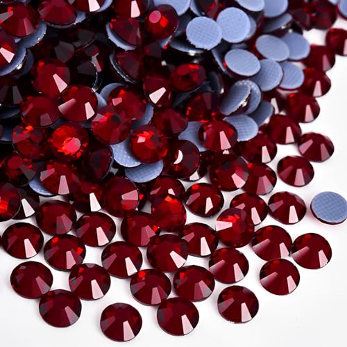 Jollin Hotfix-Kristall-Strasssteine mit flacher Rückseite, Glasdiamanten zum Basteln, Basteln, Dekorationen, Kleidung, Schuhe, 4,0 mm, SS16, dunkles Siam, 2880 Stück Jollin Hotfix-Kristall-Strasssteine mit flacher Rückseite, Glasdiamanten zum Basteln, Basteln, Dekorationen, Kleidung, Schuhe, 4,0 mm, SS16, dunkles Siam, 2880 Stück von Jollin