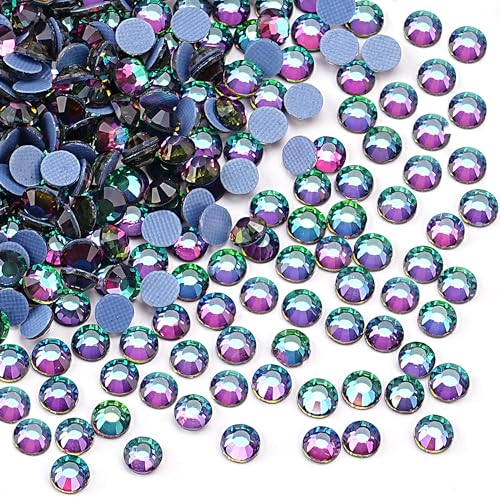 Jollin Hotfix-Kristall-Strasssteine mit flacher Rückseite, Glasdiamanten zum Basteln, Basteln, Dekorationen, Kleidung, Schuhe, 4,8 mm, SS20, 2880 Stück, Grün Jollin Hotfix-Kristall-Strasssteine mit flacher Rückseite, Glasdiamanten zum Basteln, Basteln, Dekorationen, Kleidung, Schuhe, 4,8 mm, SS20, 2880 Stück, Grün von Jollin