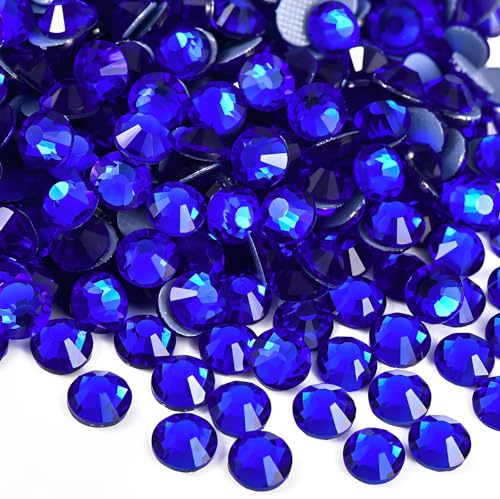 Jollin Hotfix-Kristall-Strasssteine mit flacher Rückseite, Glasdiamanten zum Basteln, Basteln, Dekorationen, Kleidung, Schuhe, 4,8 mm, SS20, Saphir, 2880 Stück Jollin Hotfix-Kristall-Strasssteine mit flacher Rückseite, Glasdiamanten zum Basteln, Basteln, Dekorationen, Kleidung, Schuhe, 4,8 mm, SS20, Saphir, 2880 Stück von Jollin