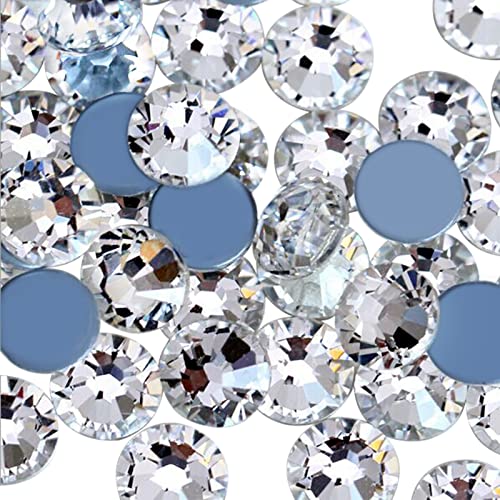 Jollin Hotfix-Kristalle, flache Rückseite, Strasssteine, Glasdiamanten zum Basteln, für Kunsthandwerk, Dekorationen, Kleidung, Schuhe, 6,4 mm, SS30-Kristall, 576 Stück Jollin Hotfix-Kristalle, flache Rückseite, Strasssteine, Glasdiamanten zum Basteln, für Kunsthandwerk, Dekorationen, Kleidung, Schuhe, 6,4 mm, SS30-Kristall, 576 Stück von Jollin
