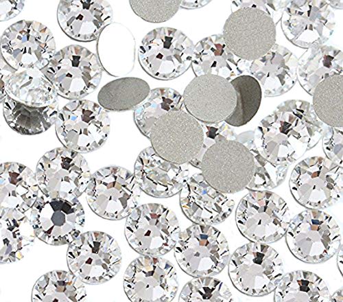 jollin Kristalle Glue Fix Flatback Strass Glas Glitzerelementen Gem, kristall, SS30 288pcs von Jollin