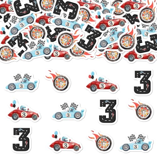 Jollyboom Rennwagen 3. Geburtstag Party Dekoration Junge, 200pcs Can't Catch Me I'm Three Birthday Konfetti Vintage Rennwagen Tischdeko Papier Streuung für Rennwagen 3 Jahre alt Geburtstagsfeier Jollyboom Rennwagen 3. Geburtstag Party Dekoration Junge, 200pcs Can't Catch Me I'm Three Birthday Konfetti Vintage Rennwagen Tischdeko Papier Streuung für Rennwagen 3 Jahre alt Geburtstagsfeier von Jollyboom