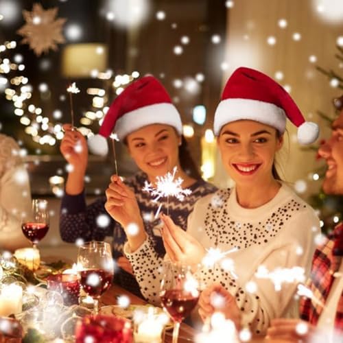 Jolsaawie Weihnachtsmütze, Weihnachtsmütze für Erwachsene, Unisex, Extra Dickes Fell, Weihnachtsmütze für Neujahr, Festliche Jolsaawie Weihnachtsmütze, Weihnachtsmütze für Erwachsene, Unisex, Extra Dickes Fell, Weihnachtsmütze für Neujahr, Festliche von Jolsaawie