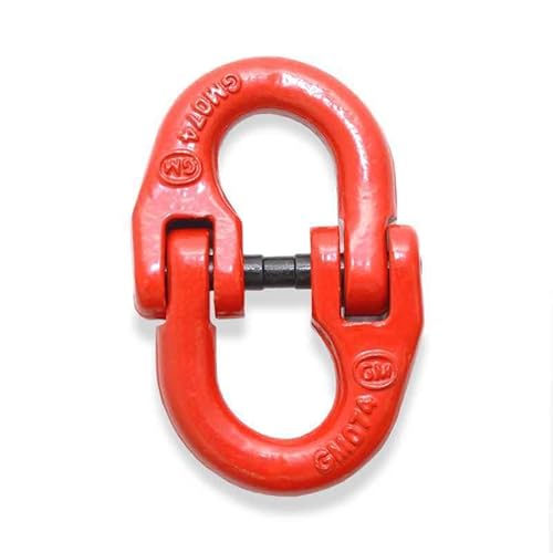 Joma-Tech | Verbindungsglied für Forstketten | Ringdurchmesser: 8 mm / 10 mm | Tragkraft: 2T | Zubehör für Rückeketten & Forstbedarf |Rot von Joma-Tech