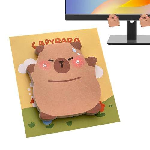 Jomewory Capybara Haftnotizen, lebhafte Farben, Notizblöcke und Memo-Seiten, vielseitig einsetzbar für Zuhause, Büro, Schule Jomewory Capybara Haftnotizen, lebhafte Farben, Notizblöcke und Memo-Seiten, vielseitig einsetzbar für Zuhause, Büro, Schule von Jomewory
