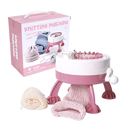 Jomewory Strickmaschine 22 Nadeln, Webmaschine Smart Manual Rotating Kit, Für Erwachsene Kinder Stricken DIY Spielzeug Socken Mützen Schals - DIY Geschenk 27X27X22,5 cm von Jomewory