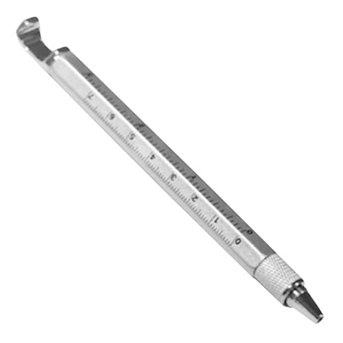 Jomewory Technischer Stift, Multifunktionsstift,Robuster Mehrzweckstift aus Metall - Tragbarer Handyhalter, Multifunktions-Werkzeugstift, Bauwerkzeuge, Kugelschreiber für Herren Jomewory Technischer Stift, Multifunktionsstift,Robuster Mehrzweckstift aus Metall - Tragbarer Handyhalter, Multifunktions-Werkzeugstift, Bauwerkzeuge, Kugelschreiber für Herren von Jomewory
