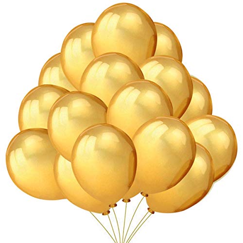 50 Luftballons Gold Ballon Golden Premiumqualität 36 cm Partyballon 3g. Deko Party Feier Dekoration für Geburtstag, Geburtstagsdeko und Neujahr 50 Luftballons Gold Ballon Golden Premiumqualität 36 cm Partyballon 3g. Deko Party Feier Dekoration für Geburtstag, Geburtstagsdeko und Neujahr von Jonami