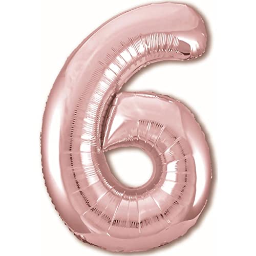 Luftballon 6. Geburtstag Zahl 6 Rosegold XXL Riesen Folienballon 100cm Geburtstagsdeko Mädchen Ballon Zahl Deko zum Geburtstag. Fliegt mit Helium. Luftballon 6. Geburtstag Zahl 6 Rosegold XXL Riesen Folienballon 100cm Geburtstagsdeko Mädchen Ballon Zahl Deko zum Geburtstag. Fliegt mit Helium. von Jonami