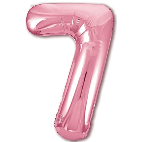 Luftballon 7. Geburtstag Zahl 7 Rosa XXL Riesen Folienballon 100cm Geburtstagsdeko Mädchen Ballon Zahl Deko zum Geburtstag. Fliegt mit Helium. Luftballon 7. Geburtstag Zahl 7 Rosa XXL Riesen Folienballon 100cm Geburtstagsdeko Mädchen Ballon Zahl Deko zum Geburtstag. Fliegt mit Helium. von Jonami