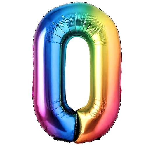 Luftballon Geburtstag Zahl 0 Mehrfarbig Foil XXL Riesen Folienballon 100cm Geburtstagsdeko Ballon Zahl Deko zum Geburtstag. Fliegt mit Helium. Luftballon Geburtstag Zahl 0 Mehrfarbig Foil XXL Riesen Folienballon 100cm Geburtstagsdeko Ballon Zahl Deko zum Geburtstag. Fliegt mit Helium. von Jonami