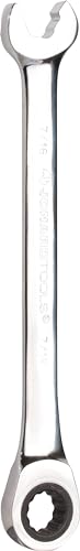 Jonard ASW-R716 Chrome Vanadium Steel Ratcheting Speed Wrench, gloss finish, 7/16" Opening Size, 6-1/2" long Jonard ASW-R716 Chrome Vanadium Steel Ratcheting Speed Wrench, gloss finish, 7/16" Opening Size, 6-1/2" long von Jonard Tools
