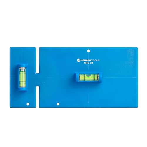 Jonard Tools WTL-34 Wandbox-Schablone & Wasserwaage für nichtmetallische elektrische Boxen, 3-fach und 4-fach Jonard Tools WTL-34 Wandbox-Schablone & Wasserwaage für nichtmetallische elektrische Boxen, 3-fach und 4-fach von Jonard Tools