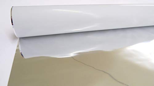 Jonas Geschenkfolie 70cm x 50m WEISS/SILBER Minimalistisch für Geburtstage von Guoml