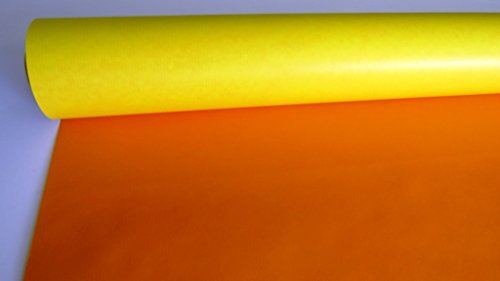 Geschenkpapier 80cm / 40m orange/gelb von Jonas
