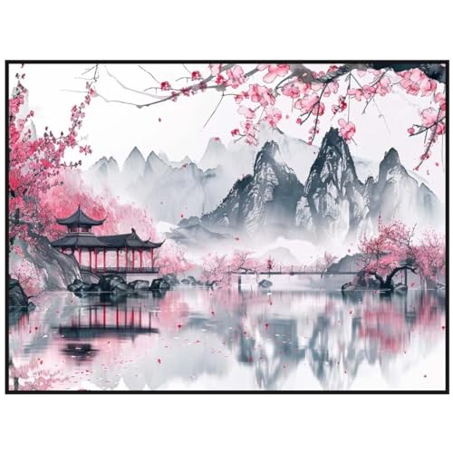 Diamond Painting Chinesische Landschaft 30x50 cm Malen Nach Zahlen Erwachsene Diamant Painting Bilder, Full Eckige Steine Diamond Painting Kinder, DIY Simple Diamond Painting Set für Wand Dekor S/622 Diamond Painting Chinesische Landschaft 30x50 cm Malen Nach Zahlen Erwachsene Diamant Painting Bilder, Full Eckige Steine Diamond Painting Kinder, DIY Simple Diamond Painting Set für Wand Dekor S/622 von Jonceen