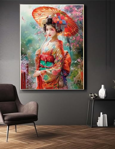 Diamond Painting Japanische Frau 30x50 cm Malen Nach Zahlen Erwachsene Diamant Painting Bilder,Full Runde Steine Diamond Painting Kinder,DIY Bastelset Diamond Painting Set Crystal Art,Wand Dekor Y/272 Diamond Painting Japanische Frau 30x50 cm Malen Nach Zahlen Erwachsene Diamant Painting Bilder,Full Runde Steine Diamond Painting Kinder,DIY Bastelset Diamond Painting Set Crystal Art,Wand Dekor Y/272 von Jonceen