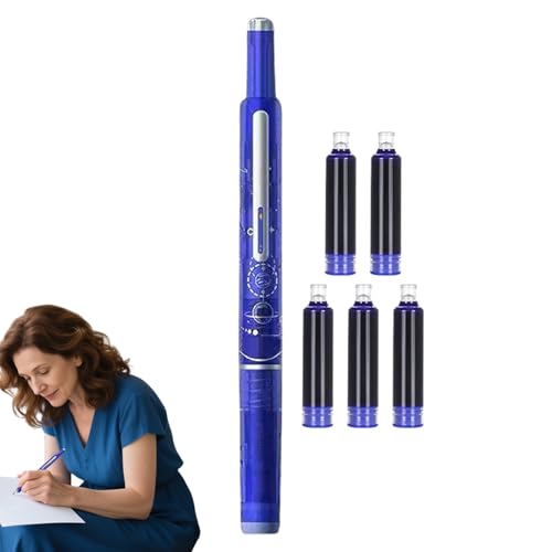 Ausziehbarer Füllfederhalter, Transparenter Schaft 0,38mm Wiederbefüllbarer Füllfederhalter, Schreibwaren Für Schule Büro Markieren Skizzieren Journaling Kunst Ausziehbarer Füllfederhalter, Transparenter Schaft 0,38mm Wiederbefüllbarer Füllfederhalter, Schreibwaren Für Schule Büro Markieren Skizzieren Journaling Kunst von Jongyumo