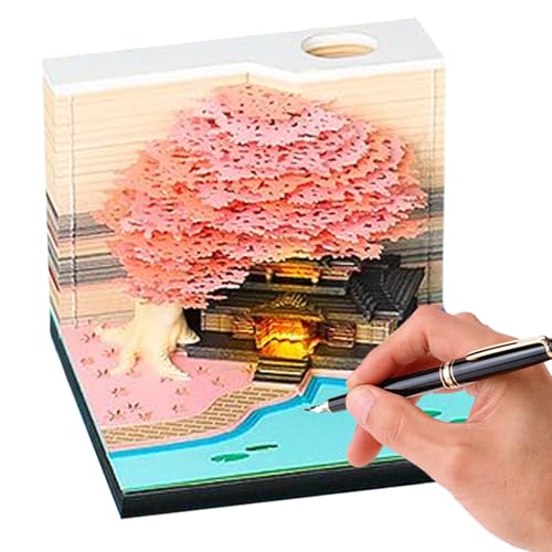 Jongyumo 3D Kalender - Abreißkalender - Mit Beleuchtetem Design Notizblock Für Workout Pendeln Urlaub Lehrer Unterricht Jongyumo 3D Kalender - Abreißkalender - Mit Beleuchtetem Design Notizblock Für Workout Pendeln Urlaub Lehrer Unterricht von Jongyumo