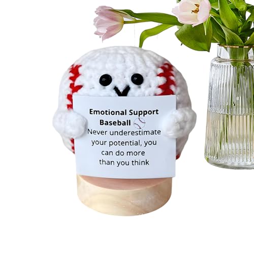 Jongyumo Häkelball Deko, Dekorativer Häkelball, Sportthema Mit Motivationskarte Für Zimmerdekoration Bücherregal Wohnzimmer Arbeitszimmer von Jongyumo
