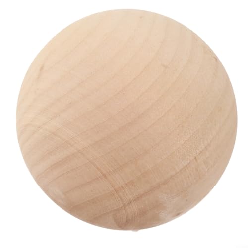 Jonikuper 30 mm bis 60 mm natürliche Holzkugeln, DIY-Holzkugel-Set, glatte Oberfläche (60 mm) von Jonikuper