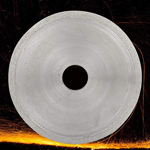 Glasschneideisscheibe, Sägeklingen Lapidarsäge Zum Schneiden von Steinen Glaskeramik Schneidscheibe Lapidary Schneidscheibe Sägeblattrad für Glaskristall Jade (Zahnlose Tabletten 160 * 25 * 0,8) von Jonlaki