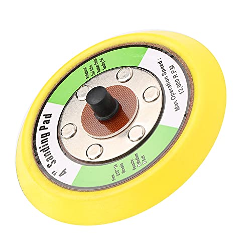 Haken- und Schleifenpolierkissen Bohrerschleifer Schleifbohrerbezug mit M8 -Gewindehaken und Schleifenscheibenpolierpolster für Orbital -Schleiferpufferpolierer (4 Zoll) von Jonlaki