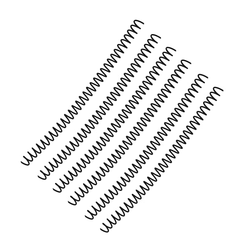 Jonlaki 20pcs Premium -Plastikspiralbindungsspule mit 30 Löchern und 13 Mm Durchmesser, Großer Kapazitätskamm für Reibungslose Seite, Ideal für Büro, Bibliothek, Klassenzimmer (BLACK) von Jonlaki