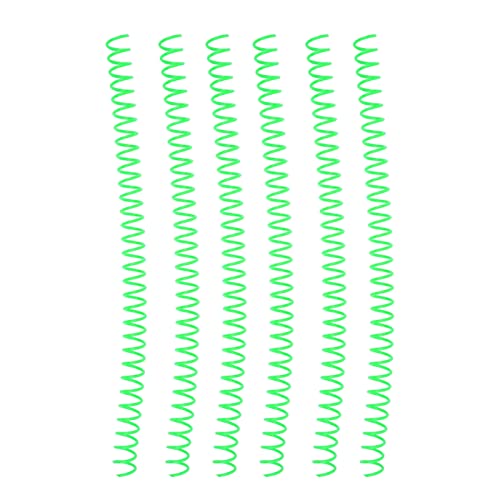 Jonlaki 20pcs Premium -Plastikspiralbindungsspule mit 30 Löchern und 13 Mm Durchmesser, Großer Kapazitätskamm für Reibungslose Seite, Ideal für Büro, Bibliothek, Klassenzimmer (GREEN) von Jonlaki