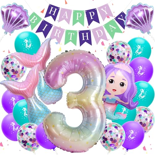 Meerjungfrau Geburtstag Deko 3 Jahre Mädchen Geburtstagsdeko Meerjungfrau Luftballons 3 Jahre Folienballons Luftballons Geburtstag Meerjungfrau Party Deko Meerjungfrau Kindergeburtstag 3 Jahre Meerjungfrau Geburtstag Deko 3 Jahre Mädchen Geburtstagsdeko Meerjungfrau Luftballons 3 Jahre Folienballons Luftballons Geburtstag Meerjungfrau Party Deko Meerjungfrau Kindergeburtstag 3 Jahre von Jonvell