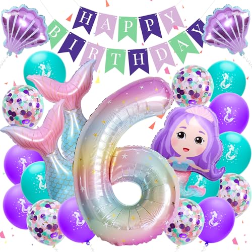 Meerjungfrau Geburtstag Deko 6 Jahre Mädchen Geburtstagsdeko Meerjungfrau Luftballons 6 Jahre Folienballons Luftballons Geburtstag Meerjungfrau Party Deko Meerjungfrau Kindergeburtstag 6 Jahre Meerjungfrau Geburtstag Deko 6 Jahre Mädchen Geburtstagsdeko Meerjungfrau Luftballons 6 Jahre Folienballons Luftballons Geburtstag Meerjungfrau Party Deko Meerjungfrau Kindergeburtstag 6 Jahre von Jonvell